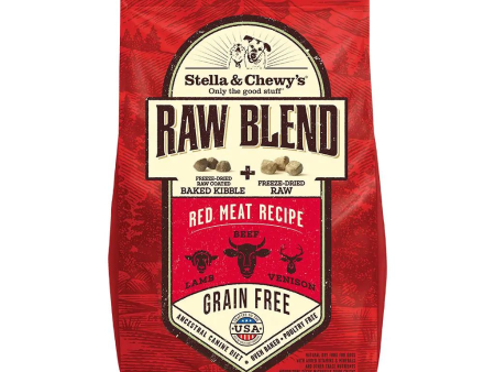 Stella & Chewy s Red Meat Recipe Raw Blend Baked Kibble Dog Food Discount