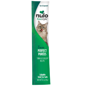 Nulo Freestyle Grain-Free Perfect Puree Tuna & Scallop Recipe Cat Food Topper, 0.5 oz Online now