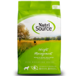 NutriSource Weight Management Chicken & Rice Formula Dry Dog Food For Sale