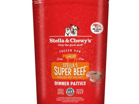 Stella & Chewy s Raw Frozen Stella s Super Beef Dinner Patties Dog Food Supply