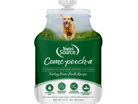 NutriSource Come-Pooch-A Dog Turkey Broth 12 oz Sale