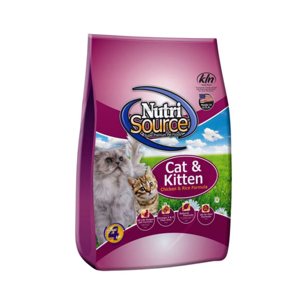 NutriSource Chicken & Rice Formula Dry Cat Food For Discount