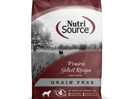 NutriSource Grain-Free Prairie Select Dry Dog Food Hot on Sale