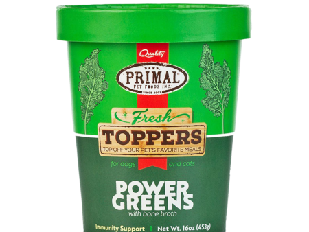 Primal Fresh Toppers Power Greens Whole Food Supplement for Dogs & Cats Online