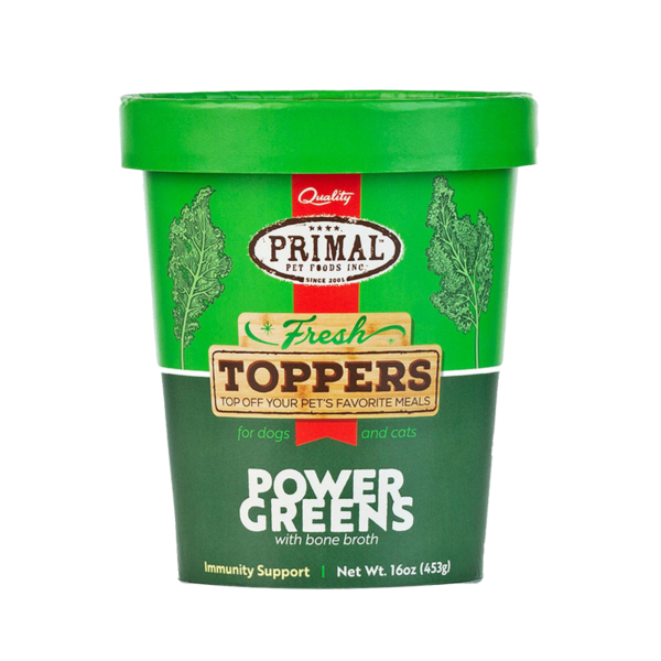 Primal Fresh Toppers Power Greens Whole Food Supplement for Dogs & Cats Online