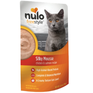 Nulo Freestyle Grain-Free Silky Mousse Chicken & Salmon Recipe Cat Food Topper, 2.8oz Online Hot Sale