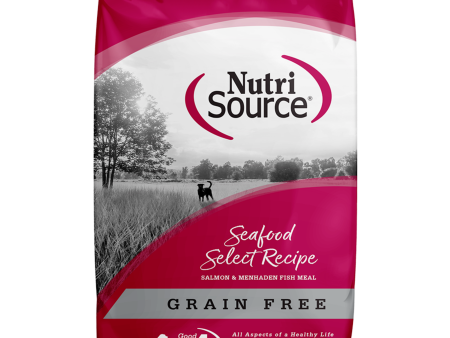 NutriSource Grain-Free Seafood Select Formula Dry Dog Food on Sale