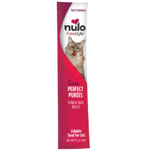 Nulo Freestyle Grain-Free Perfect Puree Tuna & Crab Recipe Cat Food Topper, 0.5 oz For Sale