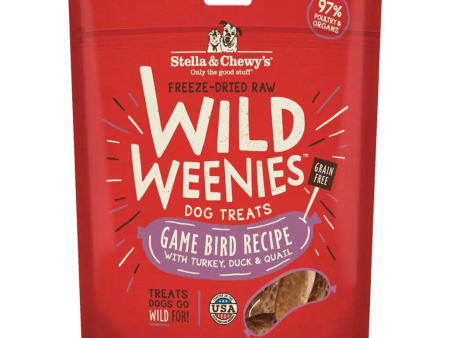 Stella & Chewy s Wild Weenies Game Bird Recipe Freeze-Dried Dog Treats 3.25 oz Hot on Sale