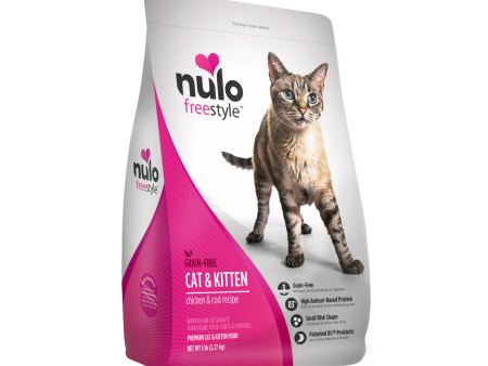 Nulo Freestyle Grain-Free Cat & Kitten Chicken & Cod Recipe Dry Cat Food Fashion