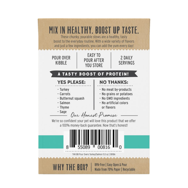 The Honest Kitchen Bone Broth Pour Overs Turkey & Salmon Stew 5.5 oz Online Sale