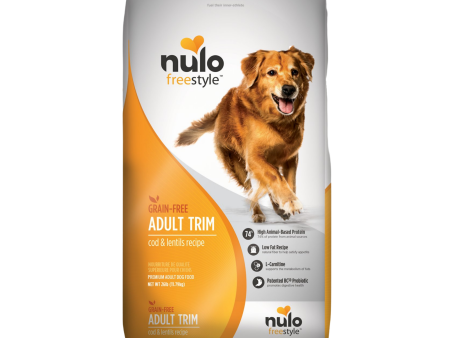 Nulo Freestyle Grain-Free Adult Trim Cod & Lentils Recipe Dry Dog Food Hot on Sale