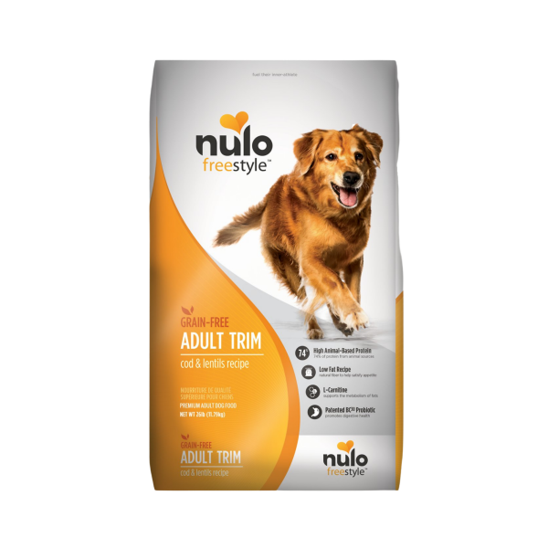 Nulo Freestyle Grain-Free Adult Trim Cod & Lentils Recipe Dry Dog Food Hot on Sale