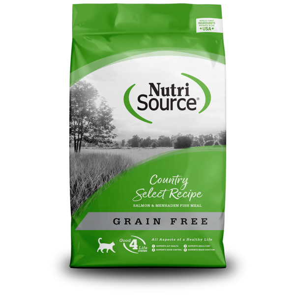 NutriSource Grain-Free Country Select Entree Dry Cat Food Supply