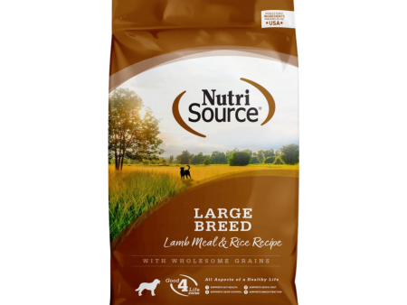 NutriSource Large Breed Adult Lamb & Rice Formula Dry Dog Food Fashion