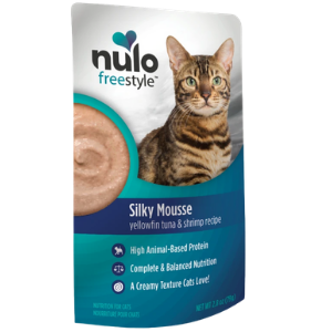 Nulo Freestyle Grain-Free Silky Mousse Yellowfin, Tuna & Shrimp Recipe Cat Food Topper, 2.8oz Online