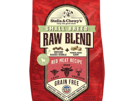 Stella & Chewy s Red Meat Recipe Raw Blend Small Breed Baked Kibble Dog Food For Discount