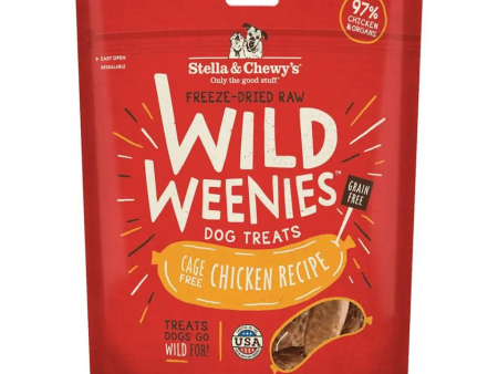 Stella & Chewy s Wild Weenies Cage-Free Chicken Recipe Freeze-Dried Dog Treats 3.25 oz Supply