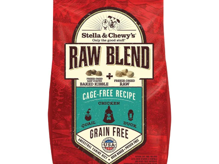 Stella & Chewy s Cage Free Chicken Raw Blend Recipe Kibble Dog Food Fashion