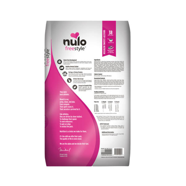 Nulo Freestyle Grain-Free Puppy Salmon & Peas Recipe Dry Dog Food Online Hot Sale