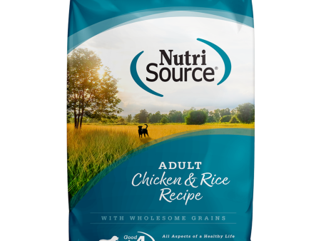 NutriSource Adult Chicken & Rice Formula Dry Dog Food on Sale