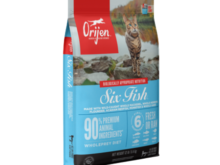 Orijen Six Fish Grain-Free Formula Dry Cat Food Supply