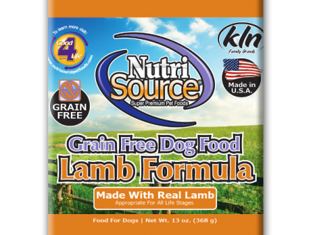 NutriSource Grain-Free Lamb Formula Canned Dog Food, 13-oz Cheap