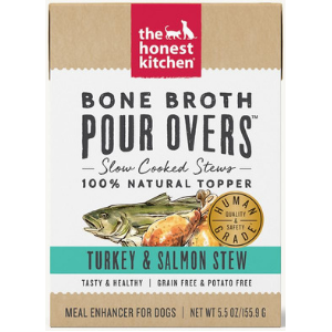 The Honest Kitchen Bone Broth Pour Overs Turkey & Salmon Stew 5.5 oz Online Sale