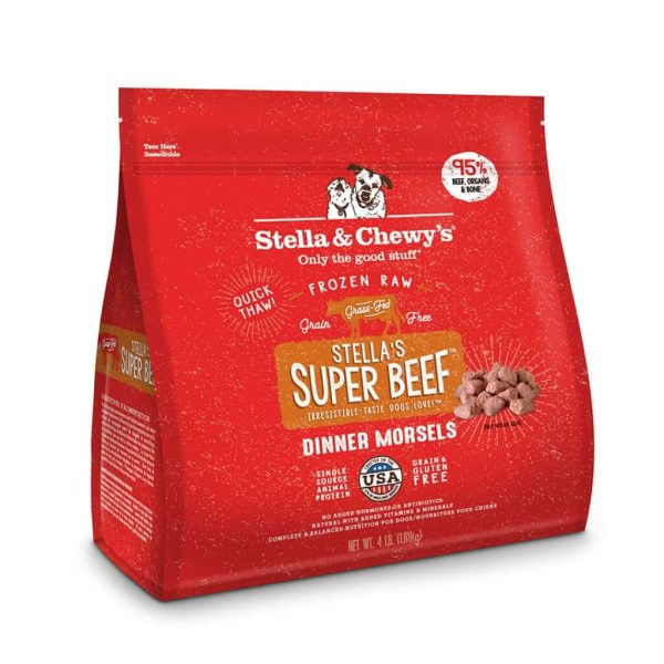 Stella & Chewy s Raw Frozen Stella s Super Beef Dinner Morsels Dog Food Discount