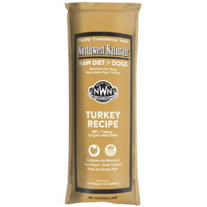 Northwest Naturals Raw Frozen Turkey Chub Dog Food 5 lb Supply