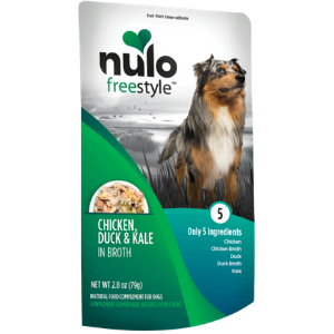 Nulo Freestyle Grain-Free Chicken, Duck & Kale in Broth Dog Food Topper, 2.8 oz Online now