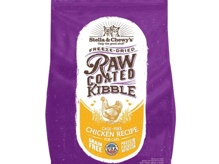 Stella & Chewy s Raw Coated Kibble Cage-Free Chicken Recipe Cat Food Hot on Sale