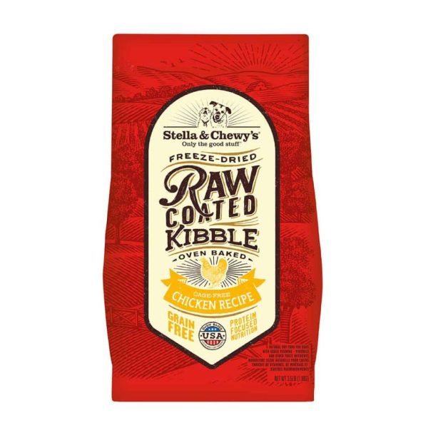 Stella & Chewy s Cage-Free Chicken Recipe Raw Coated Baked Kibble Dog Food Discount