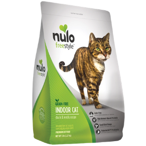 Nulo Freestyle Grain-Free Indoor Duck & Lentils Recipe Dry Cat Food Supply