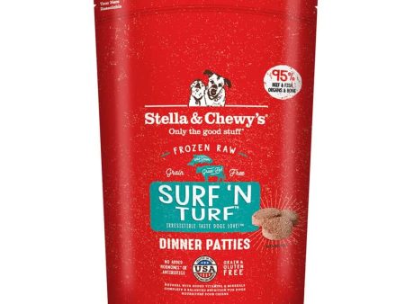 Stella & Chewy s Raw Frozen Surf  N Turf Dinner Patties Dog Food Online