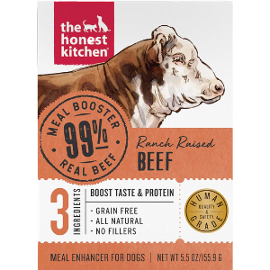 The Honest Kitchen Meal Boosters 99% Beef For Dogs, 5-oz jar Hot on Sale