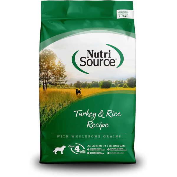 NutriSource Adult Turkey & Rice Formula Dry Dog Food Discount