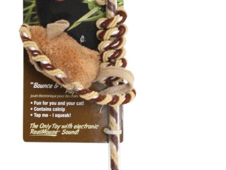 Ourpets Company-Play-n-squeak Teaser Wand Bounce & Pounce Online