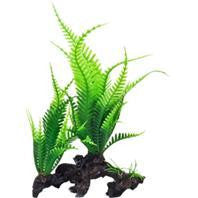 Aquatop Aquatic Supplies - Fern On Driftwood Resin Aquarium Ornament Sale