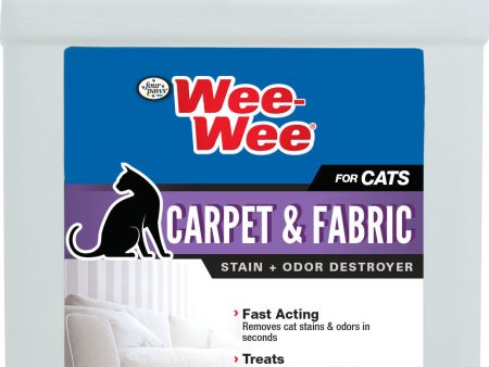 Four Paws Products Ltd - Wee Wee Carpet & Fabric Stain & Odor Remover Cat Online now