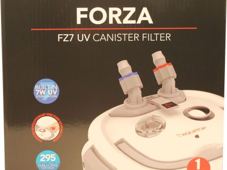 Aquatop Aquatic Supplies - Forza Multi-stage Canister Filter With 7w Uv Supply