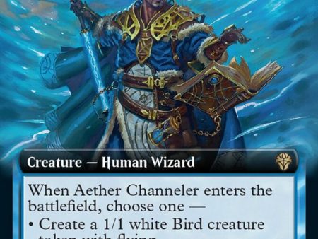 Aether Channeler (Extended Art) [Dominaria United] Sale