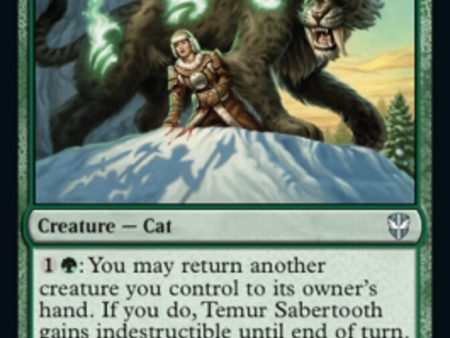 Temur Sabertooth [Streets of New Capenna Commander] Sale