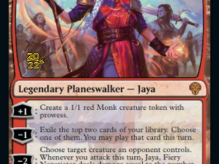 Jaya, Fiery Negotiator [Dominaria United Prerelease Promos] For Cheap