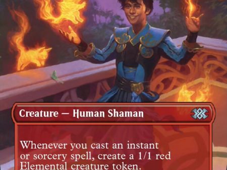 Young Pyromancer (Borderless Alternate Art) [Double Masters 2022] on Sale