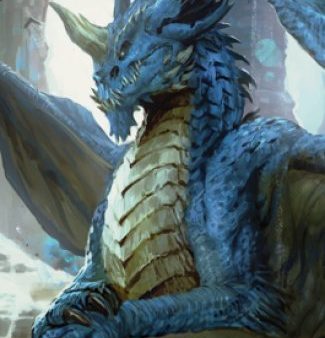 Young Blue Dragon Art Card [Commander Legends: Battle for Baldur s Gate Art Series] For Cheap