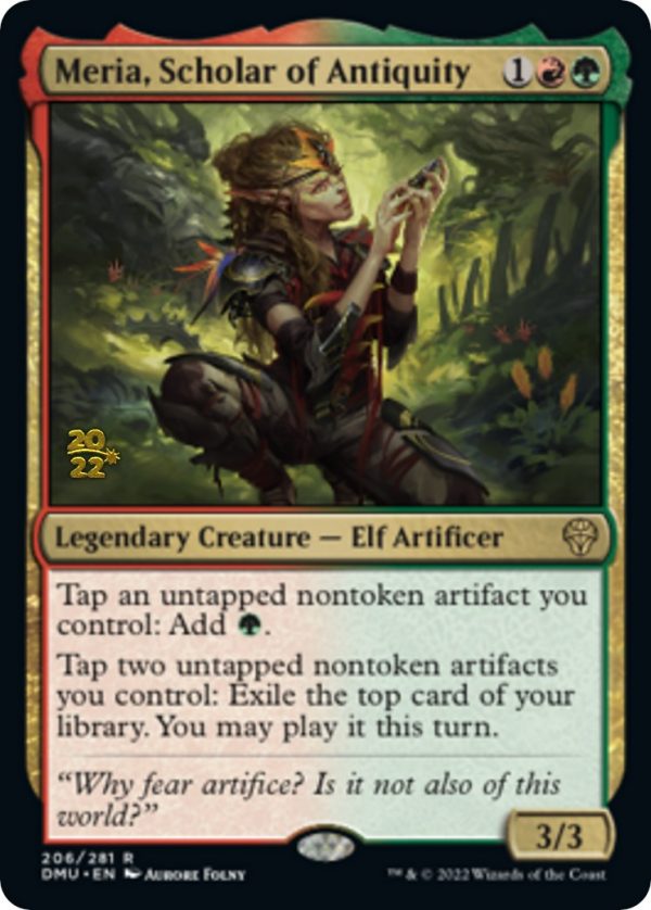 Meria, Scholar of Antiquity [Dominaria United Prerelease Promos] For Discount