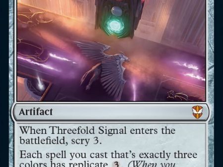 Threefold Signal [Streets of New Capenna Commander] For Cheap