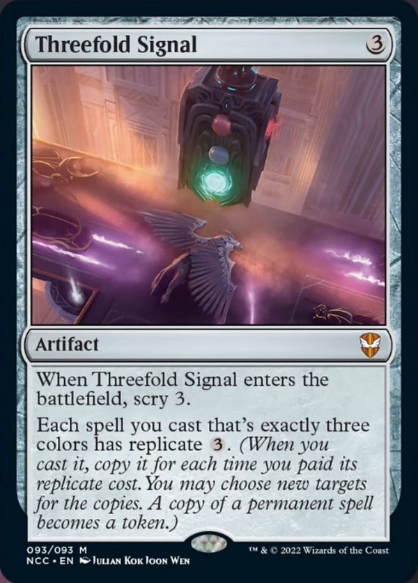 Threefold Signal [Streets of New Capenna Commander] For Cheap