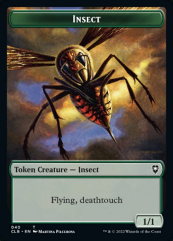 Wolf    Insect Double-Sided Token [Commander Legends: Battle for Baldur s Gate Tokens] Fashion